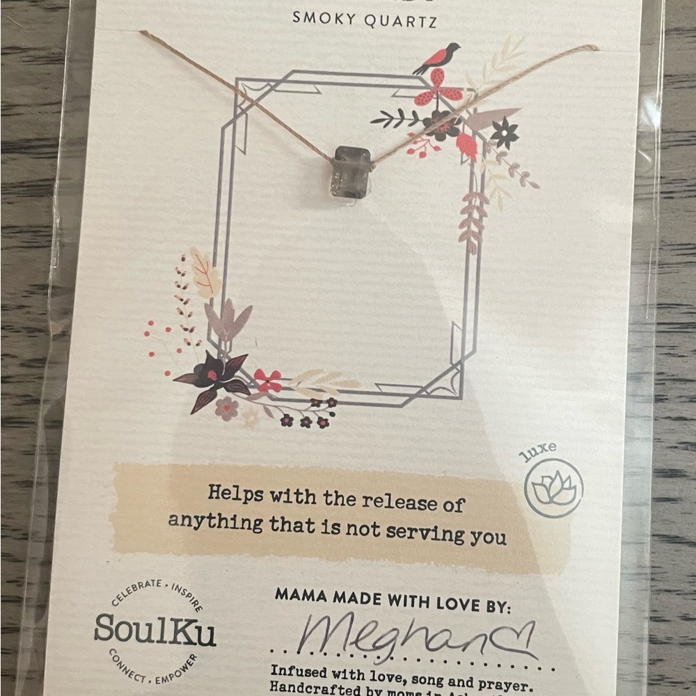 SOULKU SMOKY QUARTZ NECKLACE FOR RELEASE
